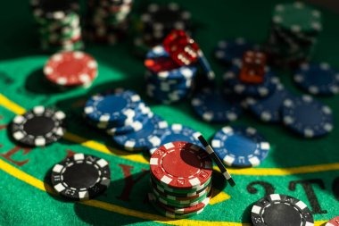 Live dealer baccarat game studio with multilingual dealer